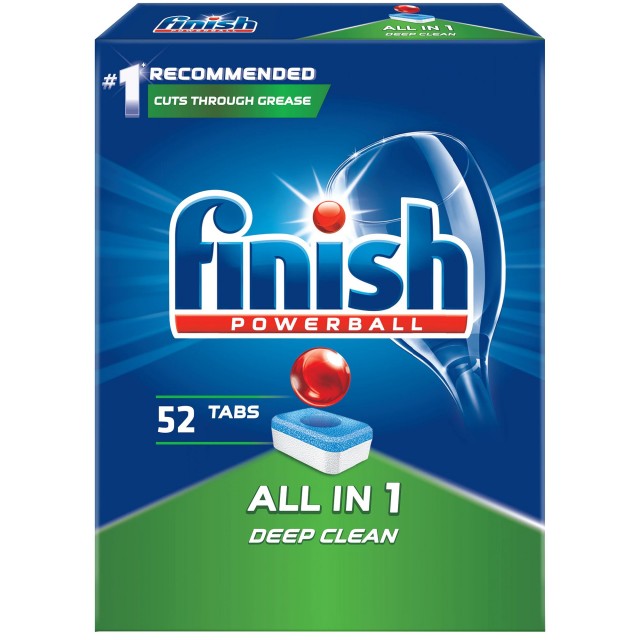 FINISH TABLETS ALL IN ONE 52 PCS